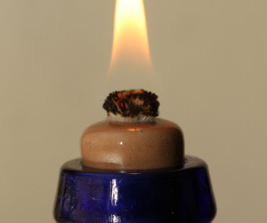Bottle Wick Oil Lamps
